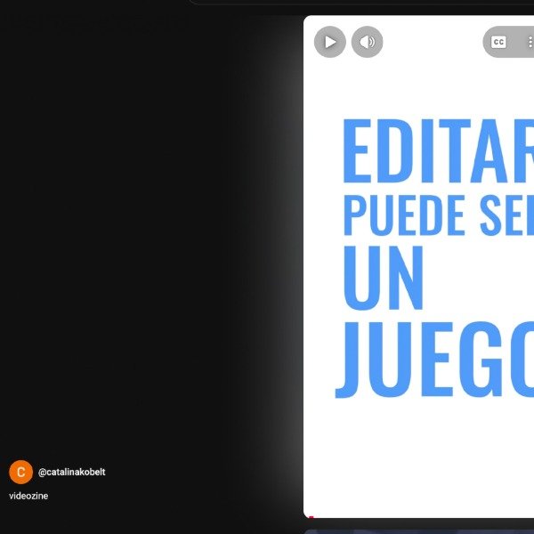 Producto - Un fanzine puede ser un video