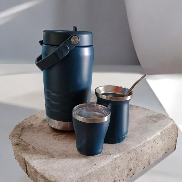 Producto - Termo 1.2lts con mate,vaso y bombilla