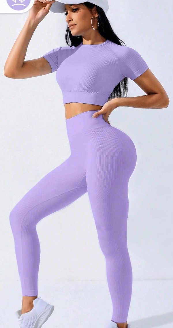 Producto - Conjunto I-run Lila T.S