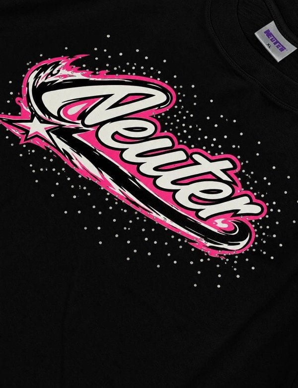 Producto - Remera Boxy Shine Vice Negra - 1