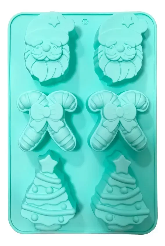 Producto - Molde papa noel, bastones, arbolitos