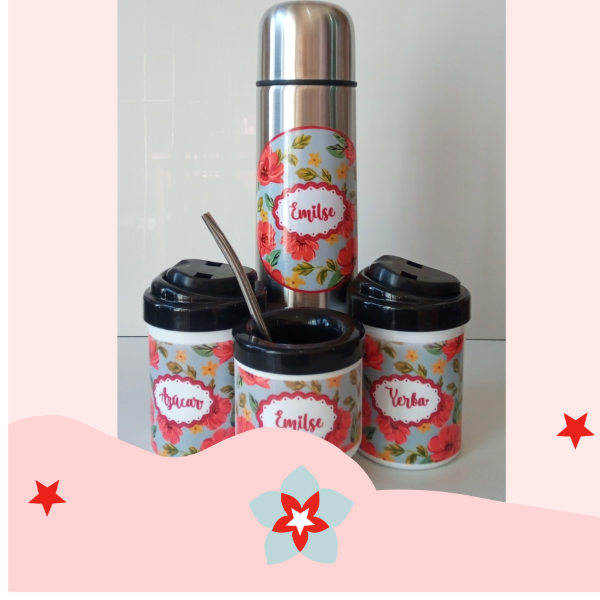 Producto - Set de mate  + Termo de acero