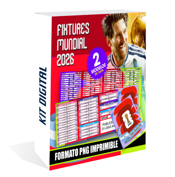 Producto - Fixture Mundial 2026 Png Modelo Bolsillo Imprimible Modelo 2