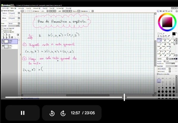 Producto - Clases grabadas Algebra 1: Vectores Rectas y Planos - 0