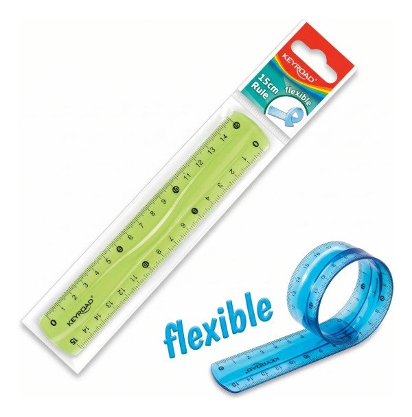 Producto - Regla Flexible Keyroad 15 cm Rojo - 2