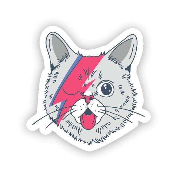 Producto - ST01127 Gato david bowie
