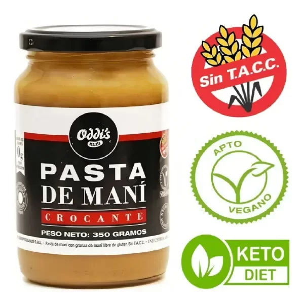 Producto - Pasta de maní Natural Oddis x 350grs