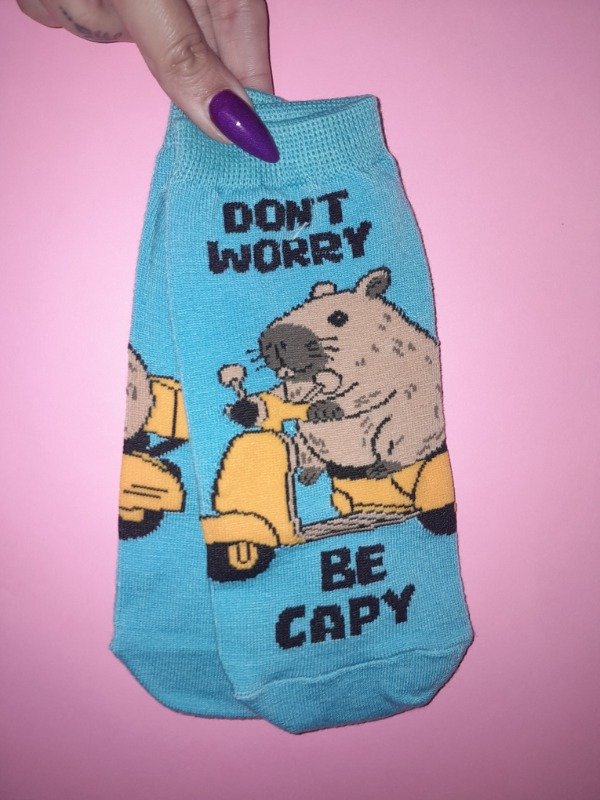Producto - Capibara dont worry be cappy moto