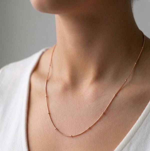 Producto - Cadena clapton con bolitas AD