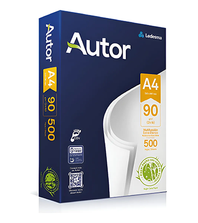 Producto - Papel Ledesma AUTOR A4 90 g 500 hs