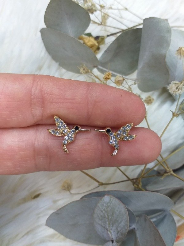 Producto - ADA0108 Aro formita Colibrí strass