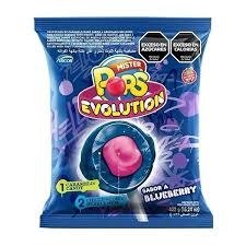 Producto - CH. POPS EVOLUTION BLUEBERRY X24 RELLENO CHICLE