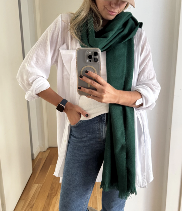 Producto - BUFANDA LANA UNISEX - VERDE INGLES