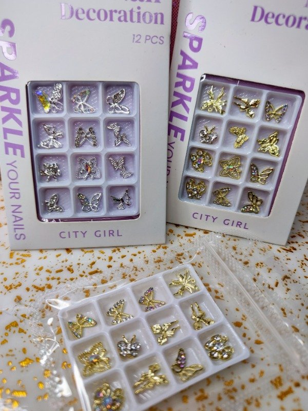 Producto - Apliques Mariposas City Girl x12u