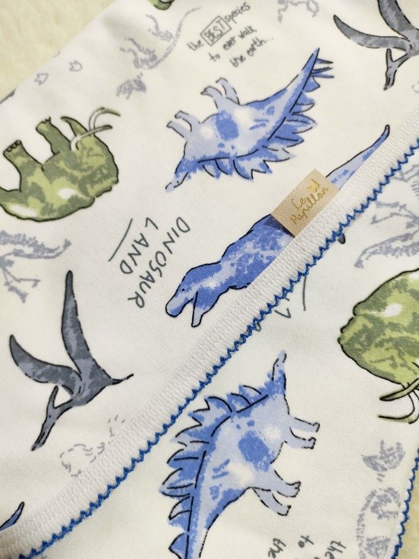 Producto - Recibidora Dinos en azul y verde