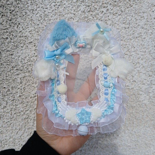 Producto - Holder orejitas celeste