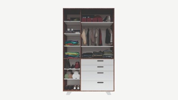 Producto - Ropero Nordico de 1.20 mts de ancho