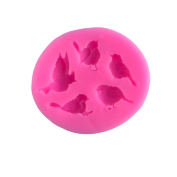 Producto - Molde silicona pajaritos