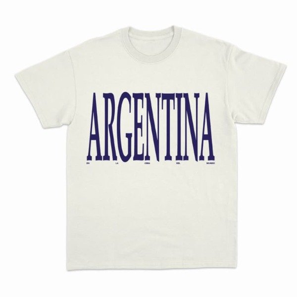 Producto - Argentina en off white y manga corta