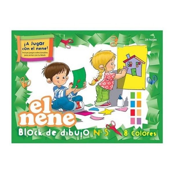 Producto - EL NENE DIBUJO N5 COLORES 24HOJAS COD.211124