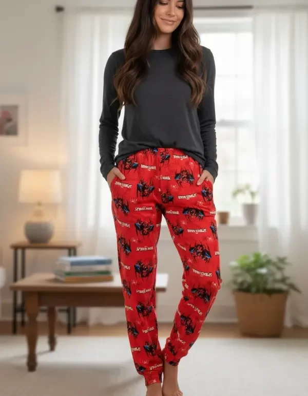 Producto - Pant Polar Spiderman rojo