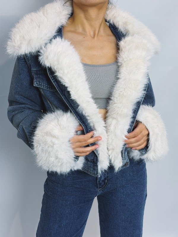 Producto - Chaqueta jean con piel