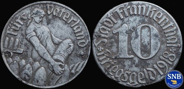Producto - Frankenthal - 10 Pfenning (1918) - Alemania