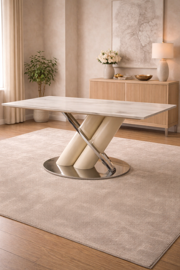 Producto - Mesa Neolith doble base