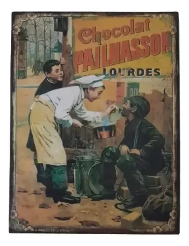 Producto - Cartel De Chapa Publicidad De Marcas Antiguas 33 X 25 Cm (3)