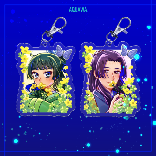Producto - Llavero caras distintas de Maomao y Jinshi