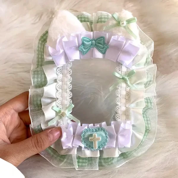 Producto - Holder verde con moño