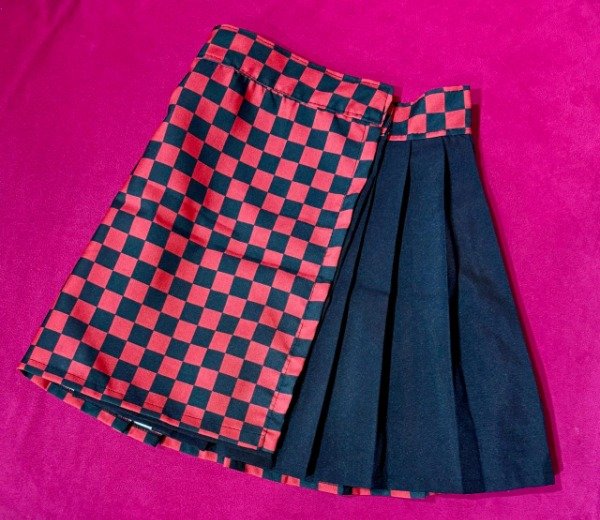 Producto - Mini cuadrille pareo roja