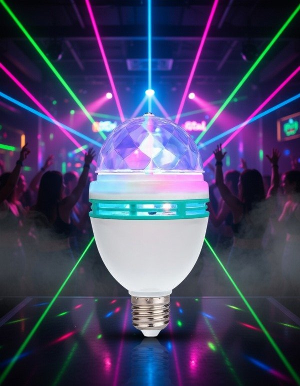 Producto - Lampara Led Giratoria Rgb Foco 3 Colores