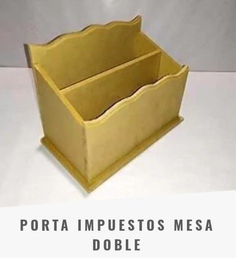 Producto - PORTA IMPUESTO DOBLE DE MESA F.F