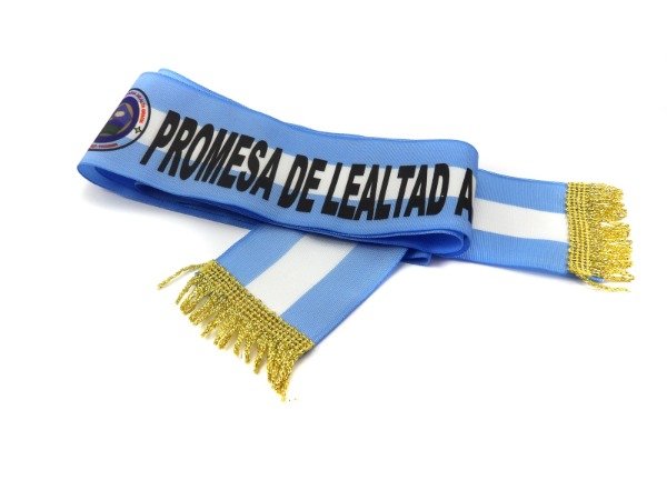 Producto - Banda para Jura Constitución Personalizada (5cm de ancho)