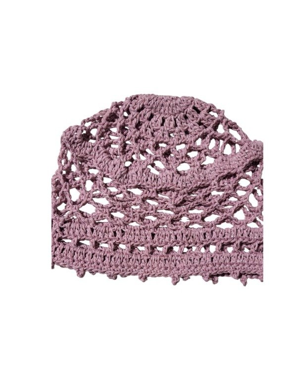 Producto - Mesh Hat -  Mixed -  Rosa viejo c/ lurex plateado