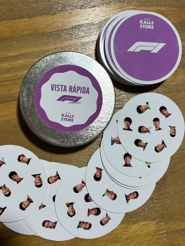Producto - Juego de cartas vista rápida f1 versión