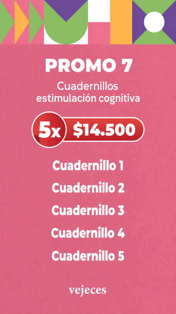 Producto - Promo número 7 - Cuadernillos estimulación cognitvia - 0