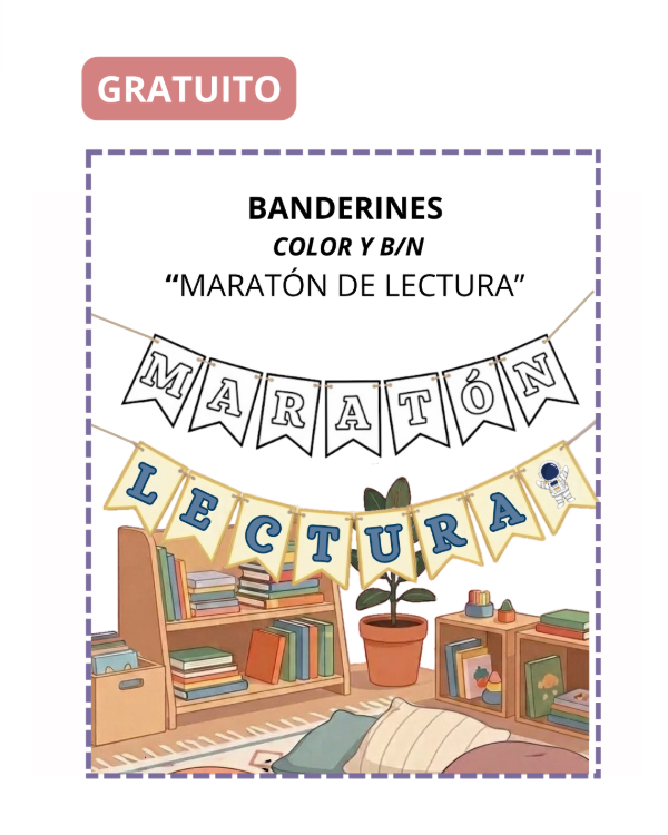 Producto - Banderines Maratón de Lectura