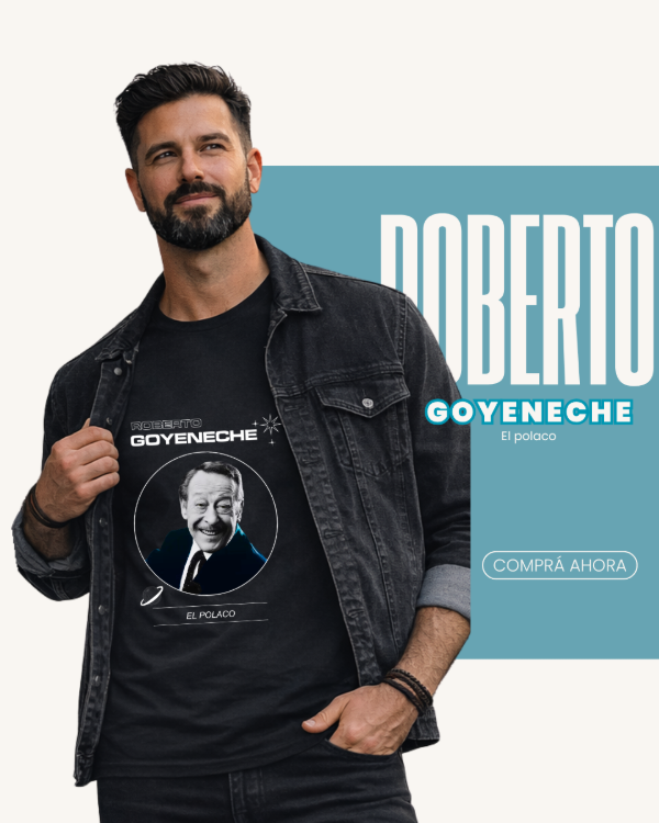 Producto - Remera Roberto Goyeneche "El Polaco"  Tango