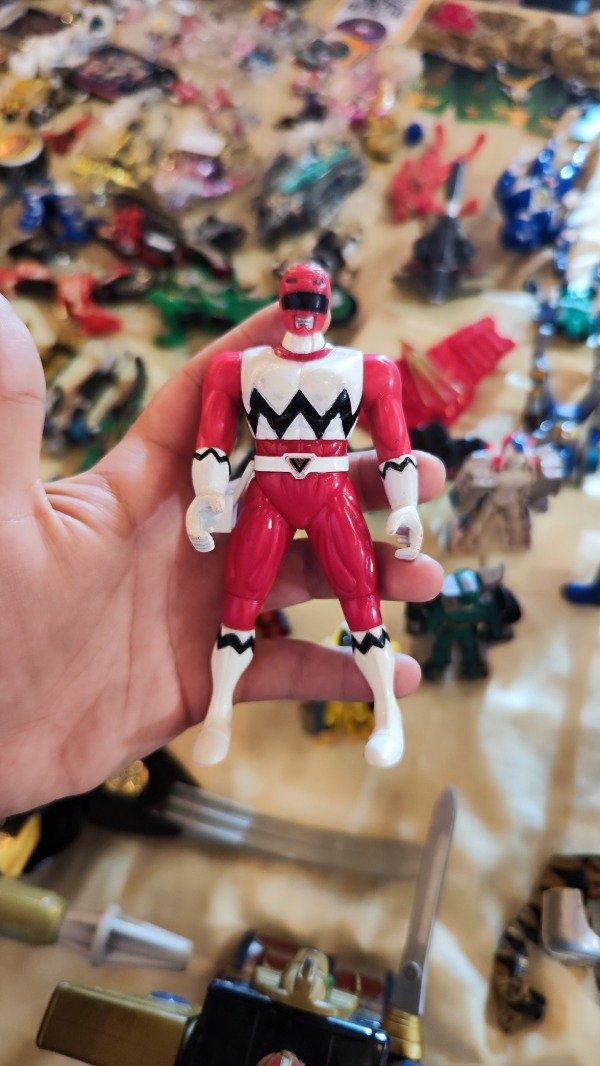 Producto - Red Blasting Power Rangers Lost Galaxy 1998 14cm - 2