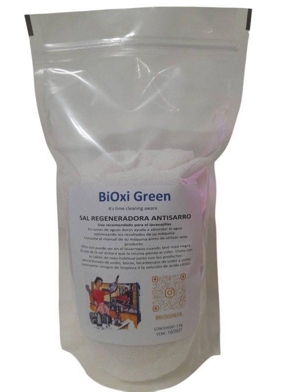 Producto - Sal regeneradora. Presentación en formato individual x 1Kg