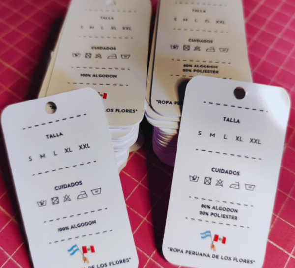 Producto - 100 Tags Personalizados (Corte Clásico / Silueta) - 14
