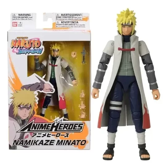 Producto - Namikaze Minato - NARUTO Anime Heroes (BANDAI) c/articulación