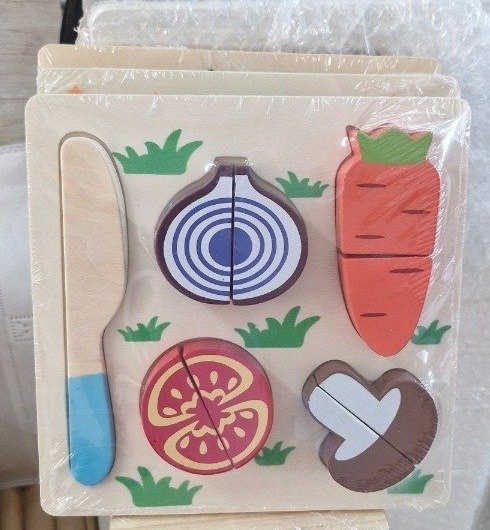 Producto - Tabla para cortar verduras con encastre  y cuchillo