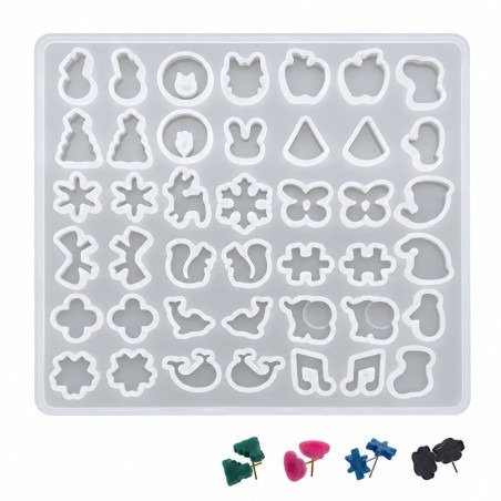 Producto - Molde 42 formitas para aritos o dijes - 0