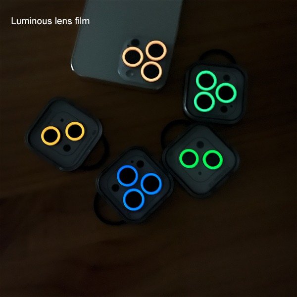 Producto - Protector Para Lente Camara Iphone Brillo en la oscuridad Todos Los Modelos - 0