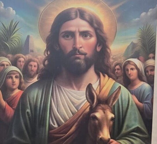 Producto - DIAMOND PAINTING 30X30 JESUCRISTO EN JERUSALEN