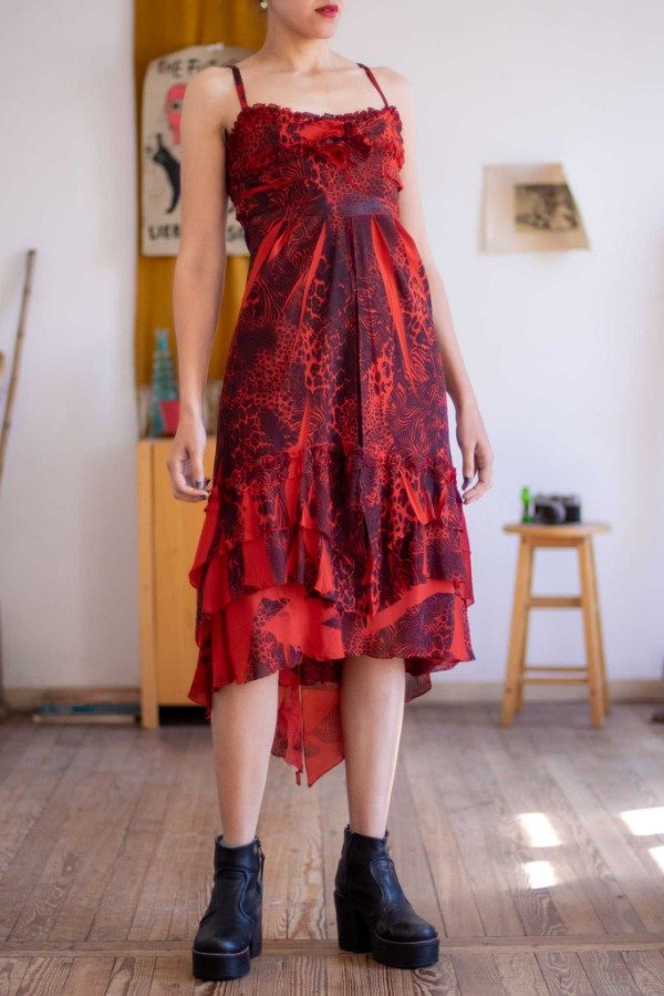 Producto - Vestido Animal Red Talle:L- - 0
