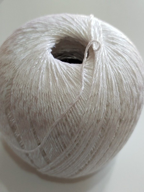 Producto - 0001 BLANCO (ALGODON CON SEDA) OVILLO 100 GRS